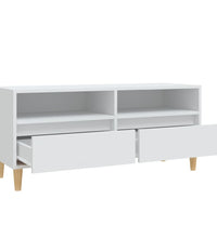 TV-Schrank Weiß 100x34,5x44,5 cm Holzwerkstoff