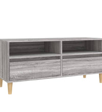 TV-Schrank Grau Sonoma 100x34,5x44,5 cm Holzwerkstoff