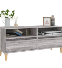 TV-Schrank Grau Sonoma 100x34,5x44,5 cm Holzwerkstoff