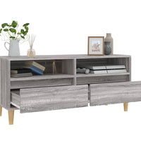 TV-Schrank Grau Sonoma 100x34,5x44,5 cm Holzwerkstoff