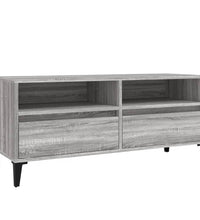 TV-Schrank Grau Sonoma 100x34,5x44,5 cm Holzwerkstoff