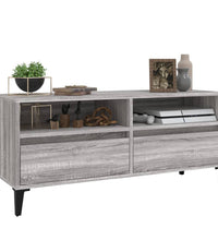 TV-Schrank Grau Sonoma 100x34,5x44,5 cm Holzwerkstoff