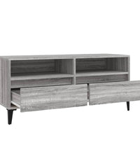 TV-Schrank Grau Sonoma 100x34,5x44,5 cm Holzwerkstoff