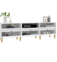 TV-Schrank Weiß 150x30x44,5 cm Holzwerkstoff