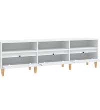 TV-Schrank Weiß 150x30x44,5 cm Holzwerkstoff