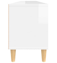 TV-Schrank Hochglanz-Weiß 150x30x44,5 cm Holzwerkstoff