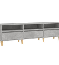 TV-Schrank Betongrau 150x30x44,5 cm Holzwerkstoff