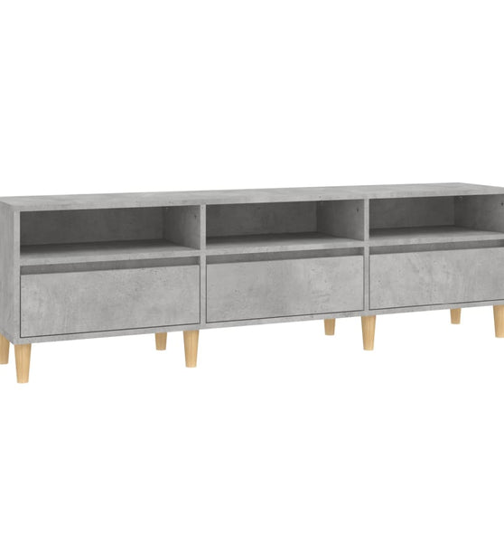 TV-Schrank Betongrau 150x30x44,5 cm Holzwerkstoff