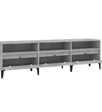 TV-Schrank Betongrau 150x30x44,5 cm Holzwerkstoff