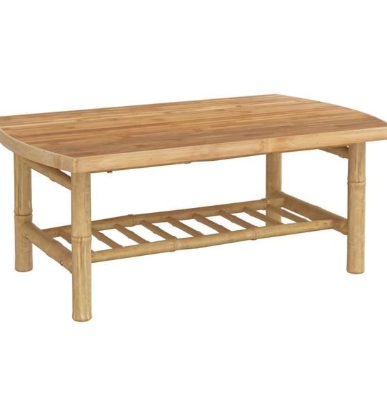 Garten-Couchtisch 90x55x37 cm Bambus