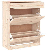 Schuhschrank ALTA 77x35x96 cm Massivholz Kiefer