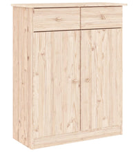 Schuhschrank ALTA 77x35x96 cm Massivholz Kiefer