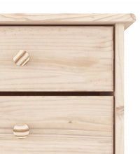 Schuhschrank ALTA 77x35x96 cm Massivholz Kiefer