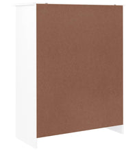 Schuhschrank ALTA Weiß 77x35x96 cm Massivholz Kiefer