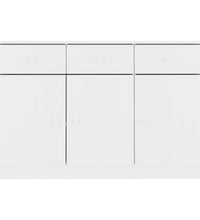 Sideboard ALTA Weiß 112x35x73 cm Massivholz Kiefer