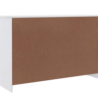 Sideboard ALTA Weiß 112x35x73 cm Massivholz Kiefer