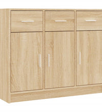 Sideboard Sonoma-Eiche 91x28x75 cm Holzwerkstoff