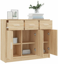 Sideboard Sonoma-Eiche 91x28x75 cm Holzwerkstoff