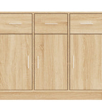 Sideboard Sonoma-Eiche 91x28x75 cm Holzwerkstoff