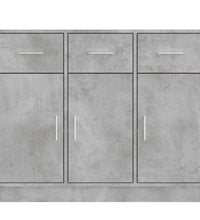 Sideboard Betongrau 91x28x75 cm Holzwerkstoff
