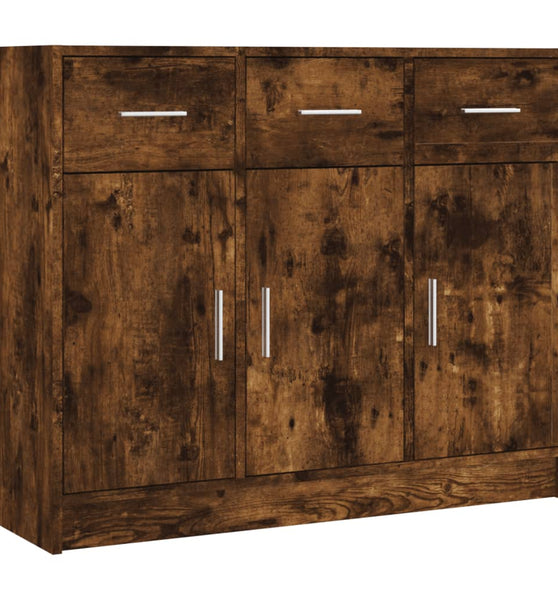 Sideboard Räuchereiche 91x28x75 cm Holzwerkstoff