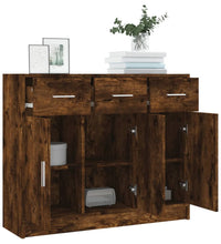 Sideboard Räuchereiche 91x28x75 cm Holzwerkstoff