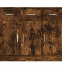 Sideboard Räuchereiche 91x28x75 cm Holzwerkstoff