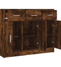Sideboard Räuchereiche 91x28x75 cm Holzwerkstoff