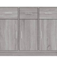 Sideboard Grau Sonoma 91x28x75 cm Holzwerkstoff