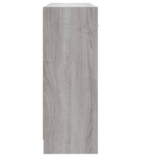 Sideboard Grau Sonoma 91x28x75 cm Holzwerkstoff