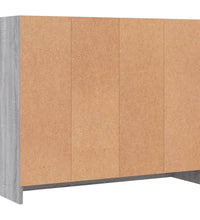 Sideboard Grau Sonoma 91x28x75 cm Holzwerkstoff