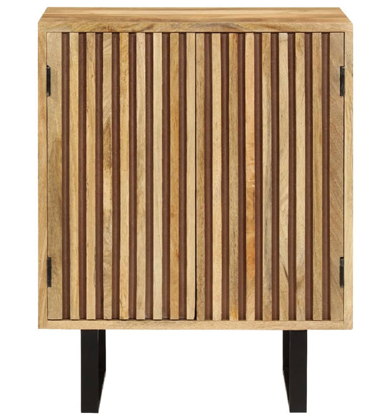 Sideboard mit 2 Türen 55x35x70 cm Massivholz Mango