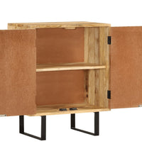 Sideboard mit 2 Türen 55x35x70 cm Massivholz Mango