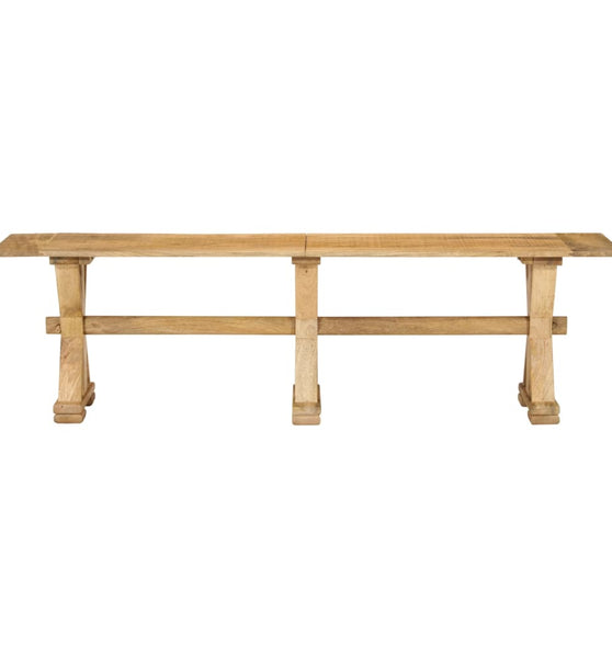 Sitzbank 160x35x45 cm Massivholz Mango