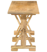 Sitzbank 160x35x45 cm Massivholz Mango