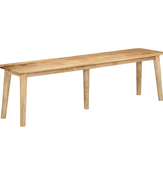 Sitzbank 160x40x45 cm Massivholz Mango