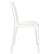Gartenstühle 2 Stk. Weiß 50x46x80 cm Polypropylen