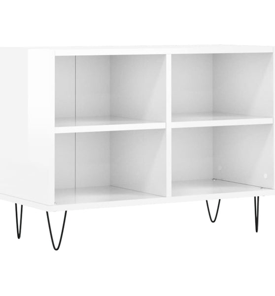 TV-Schrank Hochglanz-Weiß 69,5x30x50 cm Holzwerkstoff