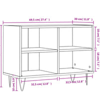 TV-Schrank Sonoma-Eiche 69,5x30x50 cm Holzwerkstoff