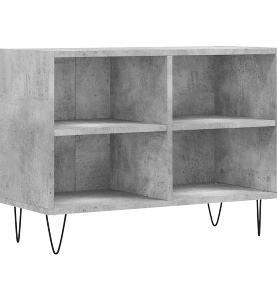 TV-Schrank Betongrau 69,5x30x50 cm Holzwerkstoff