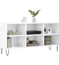 TV-Schrank Hochglanz-Weiß 103,5x30x50 cm Holzwerkstoff