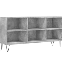 TV-Schrank Betongrau 103,5x30x50 cm Holzwerkstoff