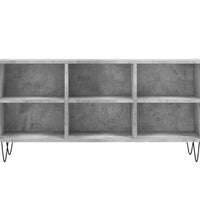 TV-Schrank Betongrau 103,5x30x50 cm Holzwerkstoff