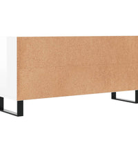 TV-Schrank Hochglanz-Weiß 103,5x30x50 cm Holzwerkstoff