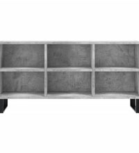 TV-Schrank Betongrau 103,5x30x50 cm Holzwerkstoff