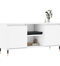 TV-Schrank Weiß 104x35x50 cm Holzwerkstoff