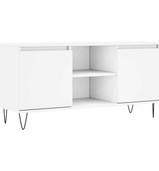 TV-Schrank Weiß 104x35x50 cm Holzwerkstoff