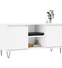 TV-Schrank Weiß 104x35x50 cm Holzwerkstoff