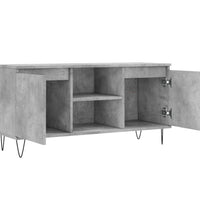 TV-Schrank Betongrau 104x35x50 cm Holzwerkstoff