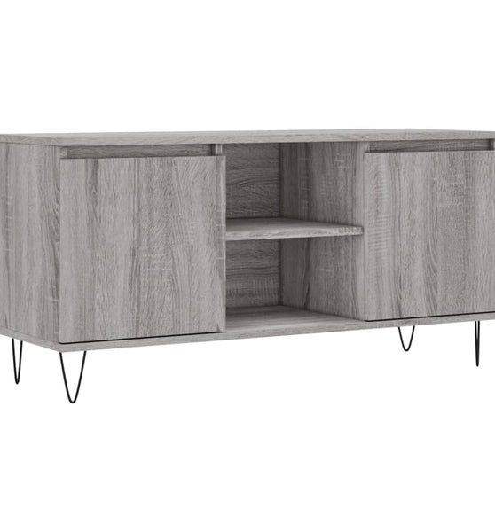 TV-Schrank Grau Sonoma 104x35x50 cm Holzwerkstoff